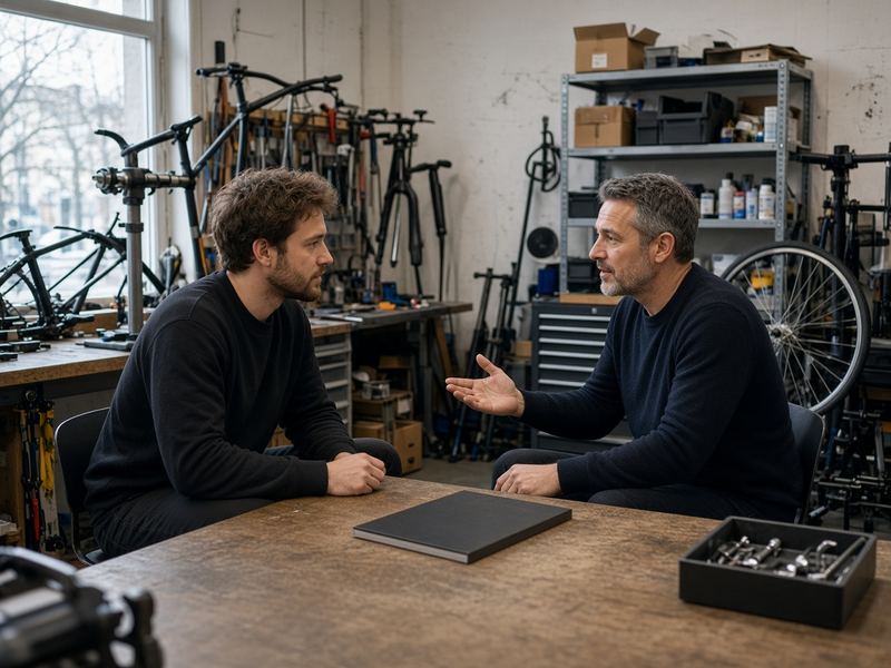 Studio consult at Cycles Opalvilla
